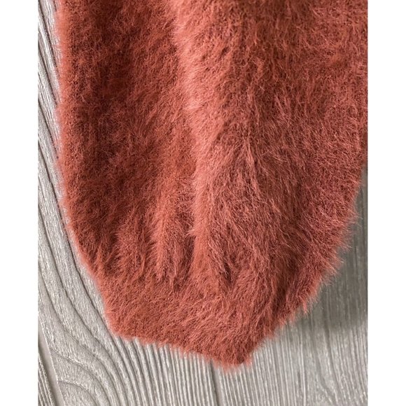 4Sienna Balloon Sleeve Eyelash Knit Turtleneck Sweater NEW - Picture 6 of 12